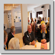 (at table facing camera) Clive Cheshire; Ken Collyer